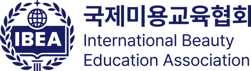 국제미용교육협회 로고